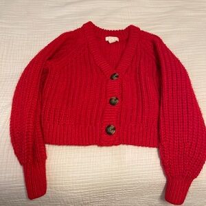 Red H&M sweater